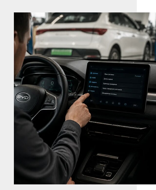 Русификация BYD E2 в Удомле от 15480 р. | ФастМобиль-Дмл под ключ