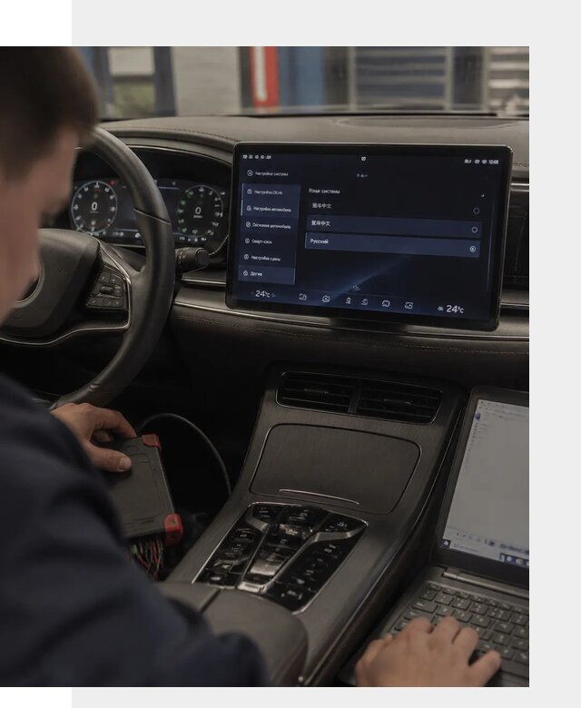 Русификация автомобиля BYD HAN для эксплуатации в Удомле